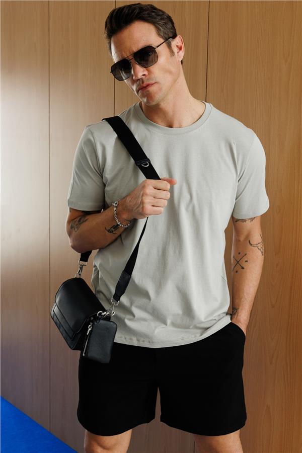 Bisiklet Yaka Basic Tişört